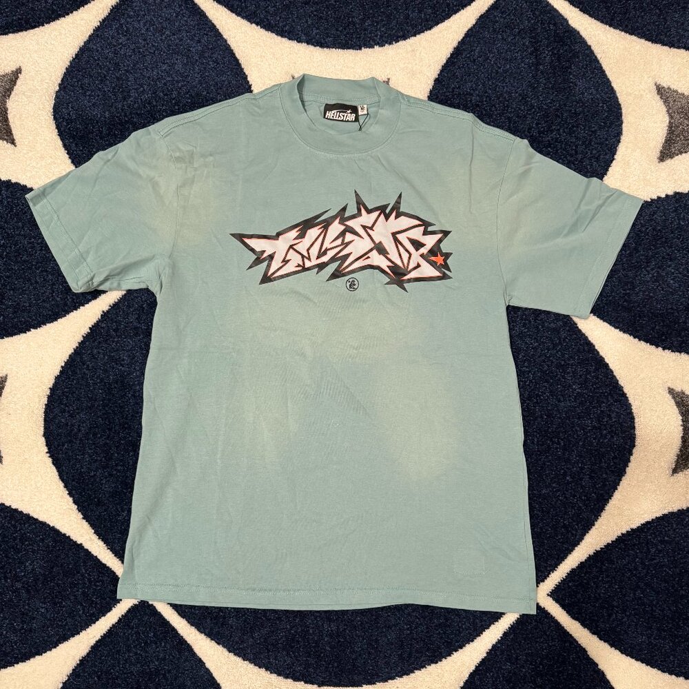 Hellstar Broken Logo Green T-Shirt Men’s Size Large